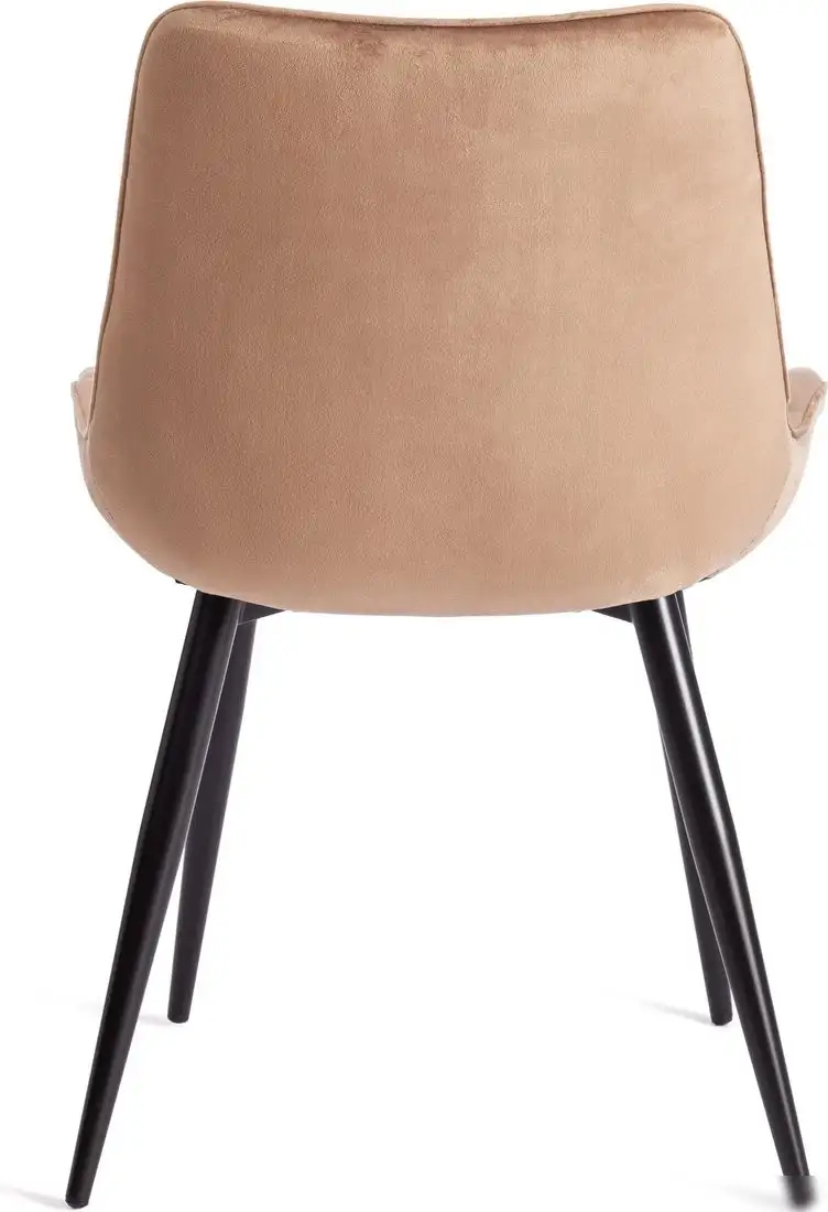 Стул TetChair Abruzzo металл/велюр (коричневый HLR11/черный) – фото товара