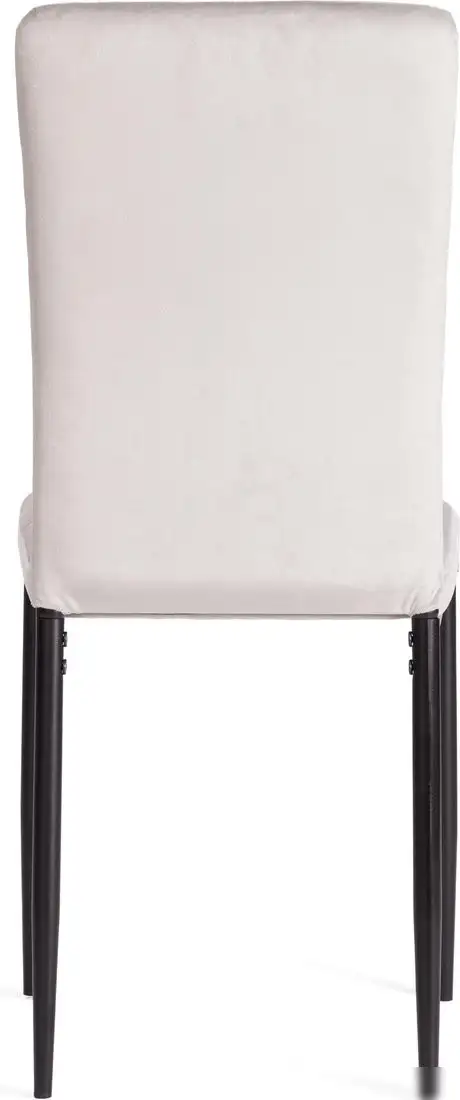 Стул TetChair Verter металл/флок 47.8x41.5x97 (светло-серый HLR14/черный) – фото товара
