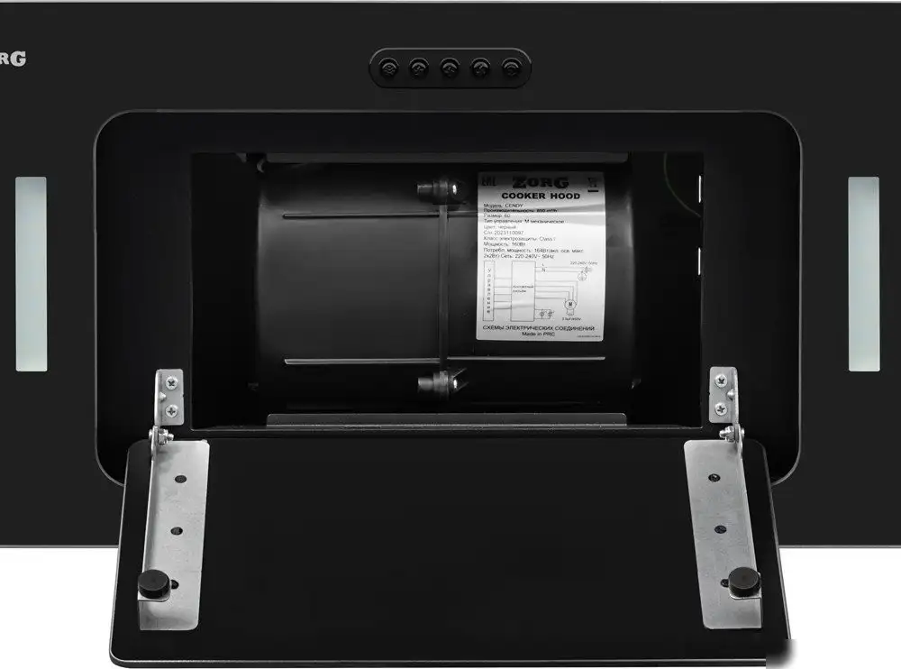 Кухонная вытяжка ZorG Cendy 1060 60 M (черный) - фото товара