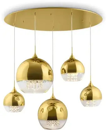 Подвесная люстра Maytoni Fermi P140-PL-170-5-G – изображение в каталоге