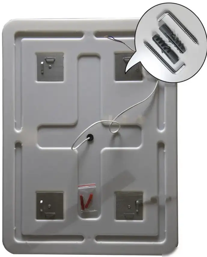 Пекам Зеркало Marta 1 80x60MP marta1-80x60MP (с подсветкой, с многофункциональной панелью, подогревом) – фото товара