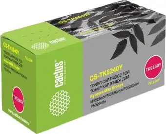 Картридж CACTUS CS-TK5240Y (аналог Kyocera TK-5240Y) – изображение в каталоге
