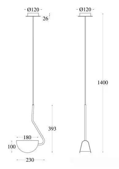 Подвесная люстра Maytoni Mollis MOD126PL-01B – фото товара