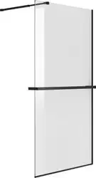 Душевая стенка Niagara NG-670-80ВLACK 80x195 (черный матовый/прозрачное стекло) - предпросмотр изображения Душевая стенка Niagara NG-670-80ВLACK 80x195 (черный матовый/прозрачное стекло) - изображение в каталоге