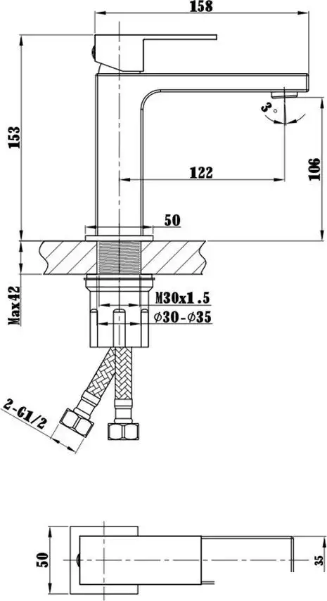 Смеситель Vincea Cube VBF-1C01GM - фото товара