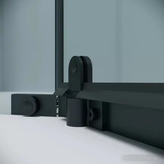 Душевой уголок Grossman Pragma 100x100x195 302.K33.03.1010.21.00 (черный матовый/прозрачное стекло) - фото товара