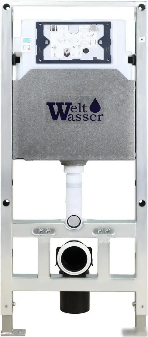 Унитаз подвесной WeltWasser Amberg 506 + Telbach 004 GL-WT + Amberg RD-WT - фото товара