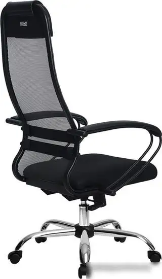 Кресло Metta SU-1-BP Комплект 11, Ch ов/сеч (резиновые ролики, темно-серый) – фото товара