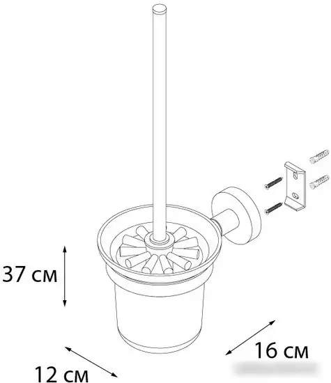Ершик для унитаза Fixsen Comfort FX-86013 – фото товара