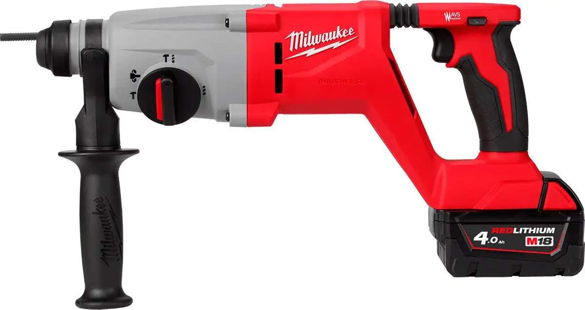 Перфоратор Milwaukee M18 M18BLHACD26-402X 4933492480 (с 2-мя АКБ, кейс) – фото товара