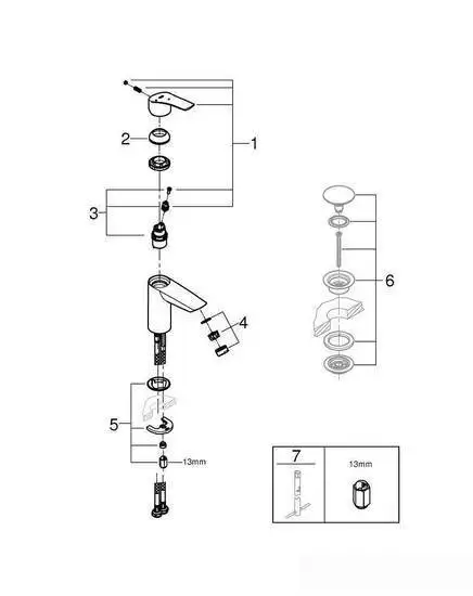 Смеситель Grohe Eurosmart 32154003 - фото товара