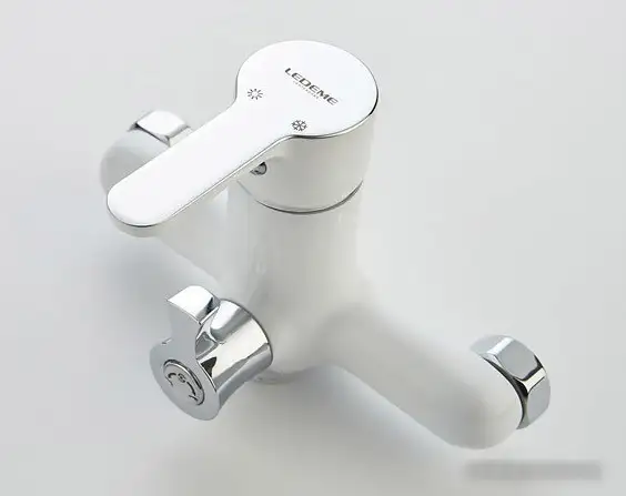Смеситель Ledeme H03 L2203W (белый) - фото товара