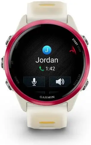 Умные часы Garmin Forerunner 570 42 мм (бежевый/розовый) – фото товара