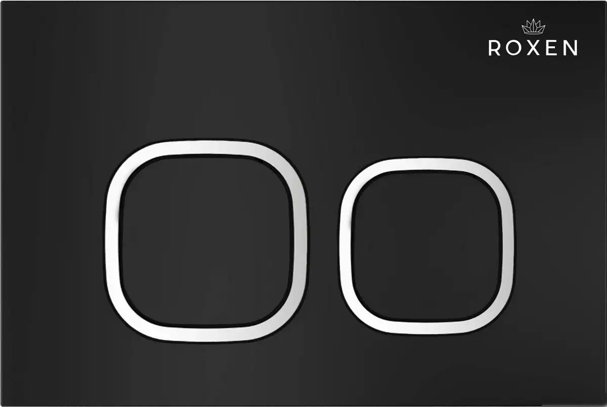 Унитаз подвесной Roxen Vine Tornado в комплекте с инсталляцией StounFix Dual Fresh 6 в 1 979015 (кнопка: черный матовый) - фото товара