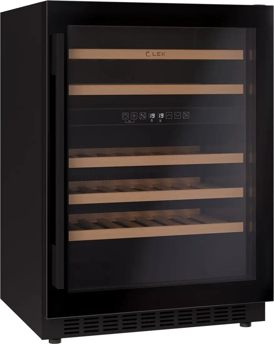 Винный шкаф LEX LWD6046BL Dual Zone — фото товара