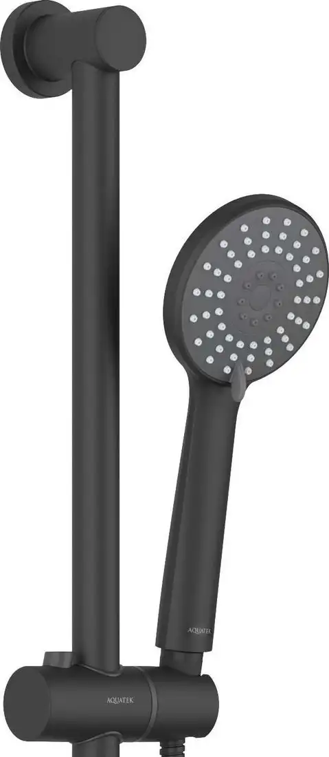 Душевой гарнитур Aquatek Бетта AQ2013MB (черный матовый) - фото товара