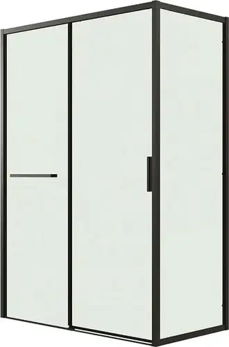 Душевой уголок Grossman Style 100x90x195 120.K33.05.1090.21.00 (черный матовый/прозрачное стекло) - изображение в каталоге