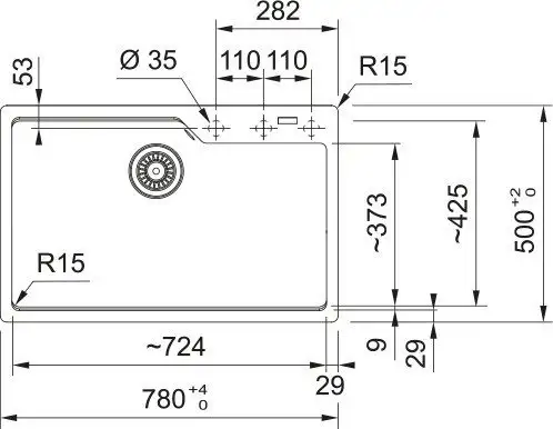 Кухонная мойка Franke UBG 610-72 114.0741.505 (белый) - фото товара
