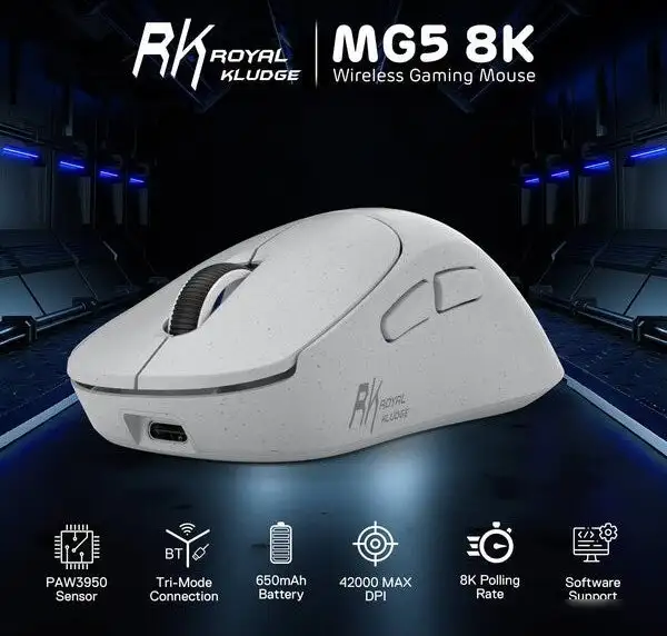 Игровая мышь Royal Kludge MG5 (серый) – фото товара
