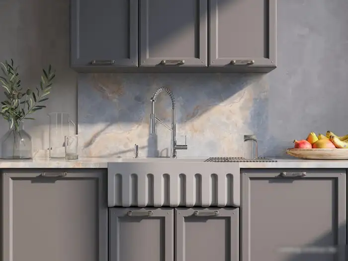 Смеситель Omoikiri Mikawa 2 Plus-SB-BN 4994452 (нержавеющая сталь) - фото товара