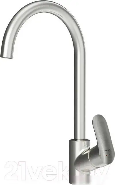 Кухонная мойка Gerhans K35044 + смеситель AM.PM Like F8007111 (сатин) - фото товара