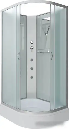 Душевая кабина Niagara NG-33084-14LBKG 100x80 (матовое стекло) - фото товара