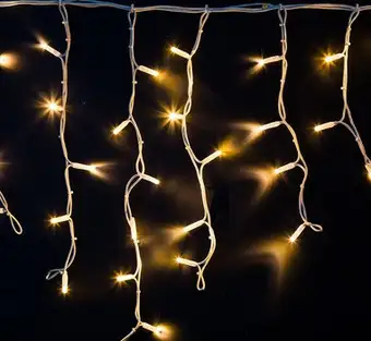 Гирлянда бахрома ULED ULED-LG-90-220V-(W-F-WW/WW)