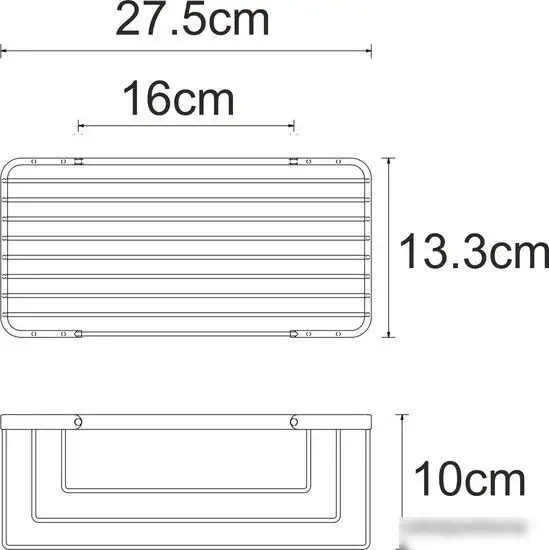 Wasserkraft Полка K-711Nickel – фото товара