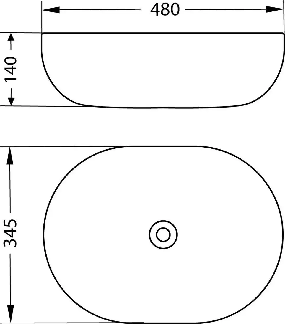 Умывальник Lauter 21836A + Cascade 21СК0655C с сифоном 21635CH (хром) - фото товара