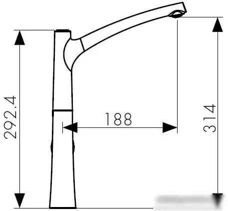 Смеситель Kaiser Stick 49144 - фото товара