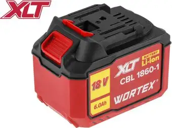 Аккумулятор Wortex CBL 1860-1 (18В/6 Ah) – изображение в каталоге