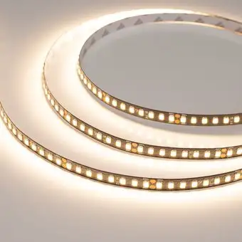 Светодиодная лента Arlight 12W/m 160Led/m 2835SMD теплый белый 5M RT-A160-BLACK-8mm 24V Warm3000 029426(2) – изображение в каталоге