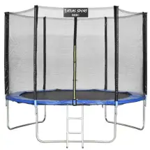 Батут Atlas Sport 183 см с внешней сеткой без лестницы BLUE