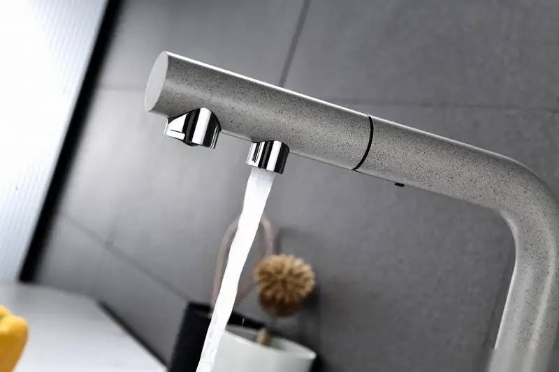 Смеситель Paulmark Serpentine SE213222-DG (серый/графит) - фото товара