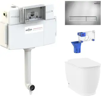 Унитаз Lavinia Boho Relfix Bell Pro 5 в 1 87060206 (хром пластик) - изображение в каталоге