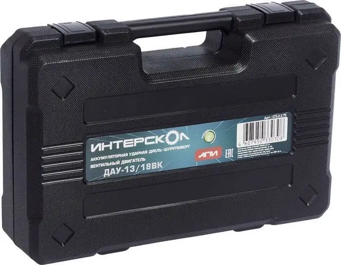 Ударная дрель-шуруповерт Интерскол ДАУ-13/18ВК 573.0.0.70 (без АКБ, с кейсом) – фото товара