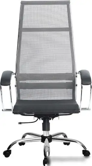 Кресло Metta SK-1-BK Комплект 7, Ch ов/сечен (резиновые ролики, серый) – фото товара