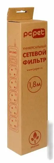 Сетевой фильтр PC Pet AP01006-E-G – фото товара