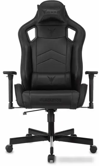 Офисное кресло Бюрократ Knight Gladiator (экокожа черный) – фото товара