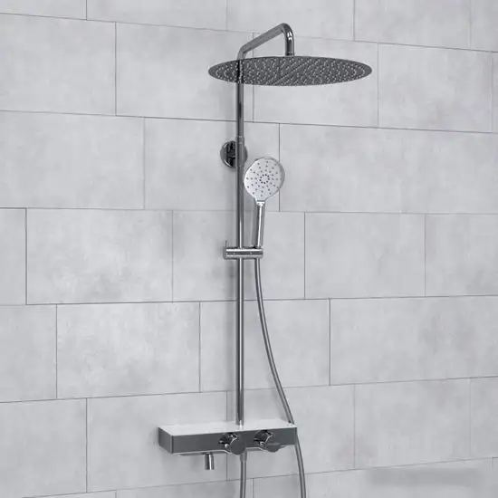 Душевая система Wasserkraft A113.117.127.CH Thermo - фото товара