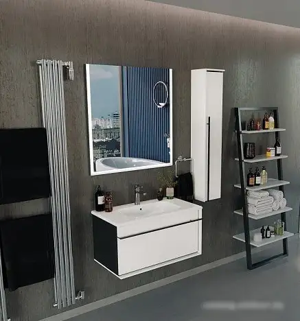 Roca Тумба под умывальник Aneto 60 857429806 (белый/черный) – фото товара