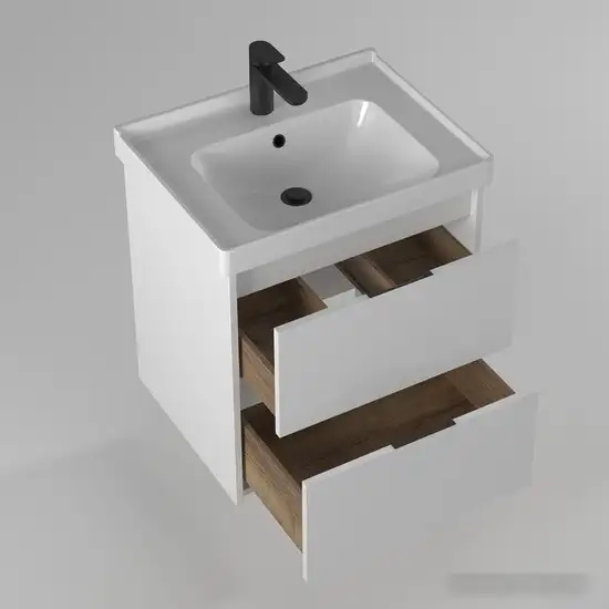 Briz Тумба подвесная Вена 70 с умывальником Грэйс – фото товара