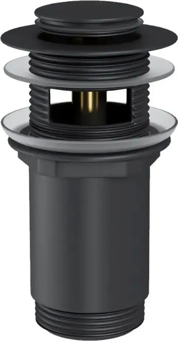 Умывальник Lauter 21393-70 + Cascade 21СК0655BS + донный клапан 21190B (черный матовый) - фото товара