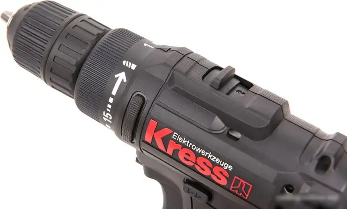 Дрель-шуруповерт Kress KU201.2 (с 2-мя АКБ, сумка) – фото товара