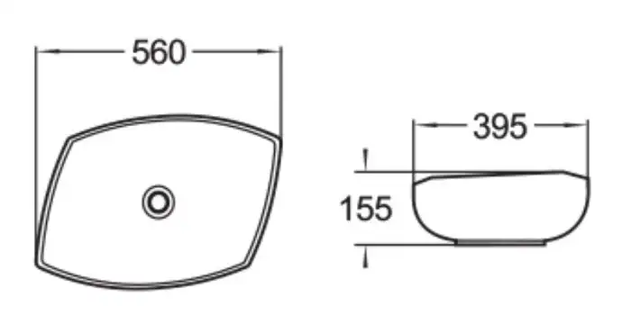 Умывальник SantiLine SL-1027 - фото товара