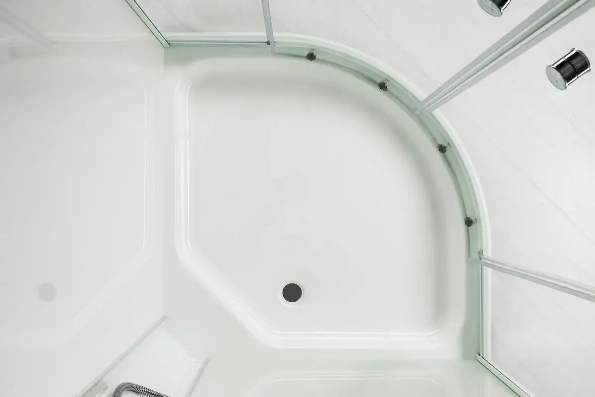 Душевая кабина Saniteco SNT-88 90х90 (белый/прозрачное стекло) - фото товара