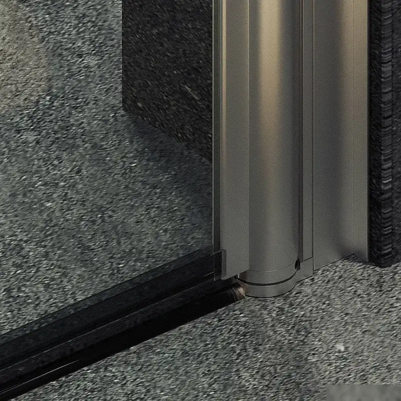 Душевая дверь MaybahGlass 198x60 MGD-446-5 (прозрачное стекло/хром матовый) - фото товара