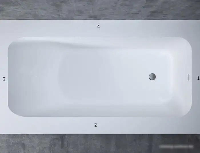 Ванна Salini Orlando Vasta Kit 190x100 102114G (S-Sense, глянцевый) - фото товара