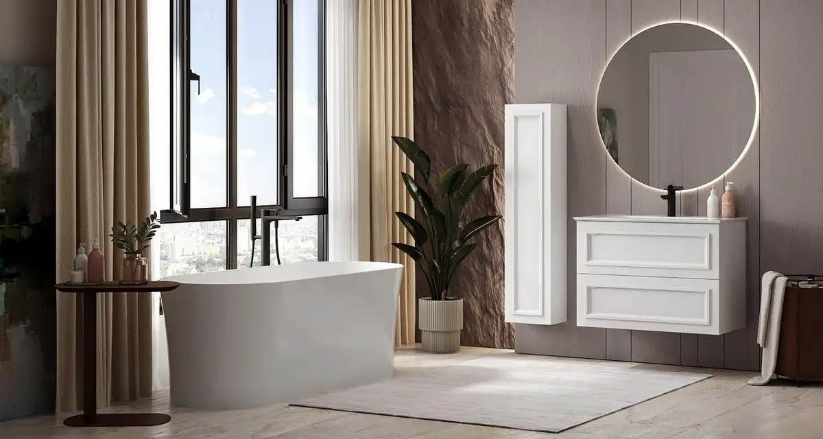 Ванна Belux Берген Бг-1700 (18, белый матовый/Solid Surface) - фото товара