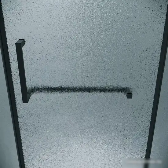 Душевой уголок Grossman Pragma 100x100x195 302.K33.03.1010.21.02 (черный матовый/шиншилла стекло) - фото товара